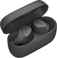 "Jabra Elite 3" tikros belaidės ausinės, triukšmą izoliuojančios "Bluetooth" ausinės su 4 įmontuotais mikrofonais aiškiems skambučiams, galingais bosais, pritaikomu garsu ir mono režimu, tamsiai pilkos spalvos
