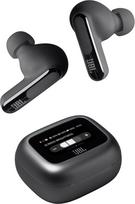 "JBL Live Beam 3" belaidės ausinės su "Bluetooth", 48 valandų baterijos veikimo laikas, "True Adaptive Noise Cancelling" ir didelės raiškos JBL signatūros garsas, atsparios vandeniui pagal IP55, su ausų kištukais, juodos spalvos