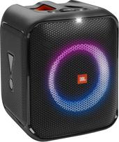 "JBL Partybox Encore Essential" - nešiojamasis vakarėlių garsiakalbis su dinaminiais šviesos efektais - atsparus purslams IPX4 dizainas - veikia 6 valandas - juodas