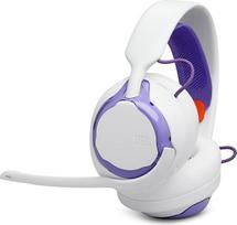 "JBL Quantum 250" laidinės žaidimų ausinės, "JBL Quantum Spatial Sound", triukšmą slopinantis mikrofonas, 3,5 mm laidas, suderinamos su "Apple/PC/Xbox/PlayStation/Nintendo Switch", baltos spalvos