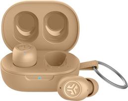 "JLab JBuds Mini In-Ear" belaidės "Bluetooth" ausinės, tikros belaidės ausinės, 20+ valandų veikiančios ausinės, belaidės ausinės, ausinės su mikrofonu, įkrovimo dėžutė, dvigubas prijungimas, EQ3 garsas, tonas 728N
