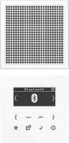"Jung DABLS1BTWW" išmanusis radijo imtuvas DAB+ su "Bluetooth" komplektu "Mono Alpine White LS Series