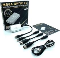 "Kaico SEGA Megadrive" HDMI adapteris - "Megadrive", "Genesis", "Saturn" ir SNK "Neo Geo" skirtas SEGA HDMI keitiklis - RGB ir kompozitinis palaikymas - 2 x linijų dubleriai
