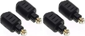 "Keple Toslink-Stecker 2 Stück, Mini-Toslink Auf Adapter - Optischer Audiostecker, Digitales S/Pdif-Kabel/Glasfaserkabel für Soundbars, Stereoanlagen/Verstärker, Hi-Fi (Packung mit 2)