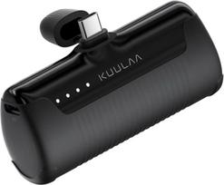 "Kuulaa Power Bank" USB C 4500 mAh, mini išorinė baterija, greito įkrovimo C tipo maitinimo bankas be kabelio, mažas, bet stiprus nešiojamasis įkroviklis, suderinamas su "Samsung", "Huawei", USB C mobiliaisiais telefonais