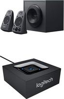 "Logitech Z625" 2.1 THX stereo garsiakalbiai (su žemų dažnių garsiakalbiu) + "Bluetooth" garso adapteris