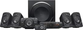 "Logitech Z906" 5.1 garso sistema, garsiakalbiai su 1000 W erdviniu garsu, THX, kelios garso įvestys, nuotolinio valdymo pultas, daug įrenginių, ES kištukas, kompiuteris / PS4 / "Xbox" / stereo sistema / televizorius / išmanusis telefonas / planšetinis ko