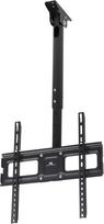 "Maclean MC-943" universalus OLED QLED LED LCD plazminio televizoriaus lubų laikiklis sukiojamasis pakreipiamasis reguliuojamo aukščio laikiklis 32-50 colių iki 35 kg, taip pat skirtas šlaitiniams stogams (televizoriui)
