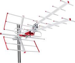 "Maclean" MCTV-855A Lauko antena TV antenos stoginė antena DVB-T/T2 H.265 HEVC Full HD Max 100dBµV UHF/VHF LTE filtras (aktyvus)