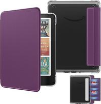 "MoKo Abnehmbare Magnethülle 7 Zoll für E-Reader mit automatischer Aktivierung/Deaktivierung, Tiefpurpurpur