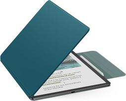 "MoKo" magnetinis dėklas naujam 11 colių "Kindle Scribe 2025" (3 kartos) ir "Kindle Scribe Colorsoft 2025" (1 kartos) - plonas "Folio Premium" PU odos dangtelis su rašikliu ir automatiniu miego žadinimu, "Teal" spalvos