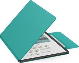 "MoKo" magnetinis dėklas naujam 11 colių "Kindle Scribe 2025" (3 kartos) ir "Kindle Scribe Colorsoft 2025" (1 kartos) - plonas "Folio Premium" PU odos dangtelis su rašikliu ir automatiniu miego žadinimu, nefrito žalia