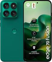 "Motorola Edge 70 Fusion" išmanusis telefonas (tvirtas 6,78 colių "Super HD+" ekranas su "Corning Gorilla Glass 7i", 50 MP fotoaparatas, 8/256GB, 5100 mAh, 68 W "TurboPower" įkrovimas), Pantone Sporting Green
