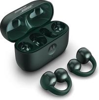 "Motorola Moto Buds Loop" ft. Sound by Bose (atviros ausinės, BT 5.4, krištolo skaidrumo garsas, triukšmo slopinimas, belaidis įkrovimas, baterija veikia iki 8 val.) Trekking Green
