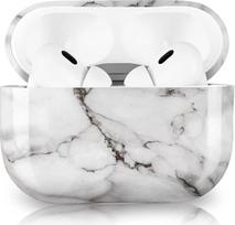 "Newseego AirPods Pro 2 2022" dėklas mergaitėms moterims, stilingas ir išskirtinis marmuro modelio kietasis kompiuterio dėklas, skirtas "Airpods Pro 2nd Generation" nešiojamam smūgiams atspariam apsauginiam dėklui, skirtas "AirPods Pro 2" įkrovimo dėklui