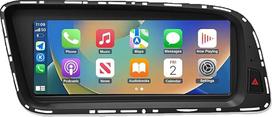 "Ninetom" automobilinis radijas su 8,8 colių jutikliniu ekranu, belaidžiu "Carplay" ir "Android Car", skirtas 2009-2017 m. "Audi Q5" su 3G MMI+ sistema, palaiko "Mirrorlink", kamerą, navigaciją