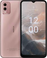"Nokia C32" 6,5" HD+ išmanusis telefonas su 4GB RAM/64GB ROM, 50MP/8MP kameromis, 5000 mAh, 3 dienų baterija, grūdinto stiklo nugarėle, IP52 apsauga, pirštų atspaudų jutikliu ir veido atrakinimu