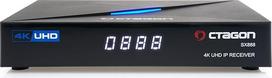"Octagon SX888 V2" (2 versija) 4K UHD "E2 Linux" išmanusis TV imtuvas, daugialypės terpės programinė įranga: "Define OS" + "E2 Linux", "Sat to IP", "YouTube", medijos biblioteka, žiniatinklio radijas, HD HDMI, "Multiroom", "Multistream", 1GB RAM, 4GB "F