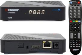 "Octagon SX888 SE V2 HD IP HDTV Linux" imtuvas, TV dėžutė, LAN, medijos biblioteka, "YouTube", internetinis radijas, HDMI CEC, "E2TV Multiroom TV Client System", H.265, 2 x USB, infraraudonųjų spindulių kabelis, mokomasis nuotolinio valdymo pultas