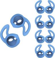"OneCut" 5 poros silikoninių ausinių, suderinamų su "AirPods 1" ir "2" Silikono minkšti neslystantys sportiniai ausinukai "Anti Drop Ear Hook Gel Earphone" ausinių ausinių apsauginių priedų antgaliai (šviesiai mėlyna)