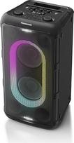 "Panasonic" SC-BMAX10E-K "Bluetooth" nešiojamasis vakarėlių garsiakalbis su įmontuotu apšvietimu 150 W USB optinis įėjimas televizoriui, gitaros ir mikrofono įėjimai karaoke - juodas
