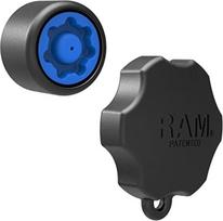 "RAM" LAIKIKLIS - 1" KAIŠČIO FIKSAVIMO RANKENĖLĖ SU 5 KRYPČIŲ RAKTU - RAM-RAP-S-KNOB3-5U