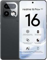 "realme 16 Pro+" 5G išmanusis telefonas, 12GB + 512GB, 200 MP "LumaColor" kamera + 50 MP mobilusis telefonas su "Snapdragon® 7 Gen 4" procesoriumi, 7000 mAh baterija ir 80 W įkrovimu, 144 Hz AMOLED ekranas, pilkas