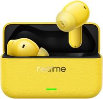 "realme Buds T500 Pro" belaidės "Bluetooth" ausinės su 50 dB ANC, "Hi-Res Sound", "Bluetooth 6.1", IP55, 6 mikrofonais, "MindFlow" režimu ir "Candy" dizainu kasdieniam naudojimui, geltonos spalvos