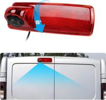 "Renault Trafic 2014" / "Opel Vivaro 2014" 3-iasis stabdžių žibintas Galinio vaizdo kamera Naktinis matymas IP67 Vandeniui atsparus reguliuojamas kampas