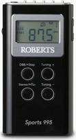 "Roberts Sports 995" asmeninis radijas Nešiojamas FM/AM retro radijas juodas