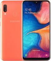 "Samsung Galaxy A20e Duos" 32GB koralų oranžinės spalvos