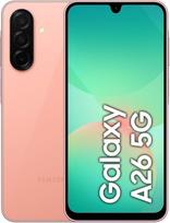 "Samsung Galaxy A26 5G" 6GB RAM 256GB atminties AI mobilusis telefonas 5000 mAh baterija "Android 15" išmanusis telefonas ES be Simlock be prekės ženklo (rožinis)