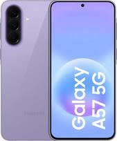 "Samsung Galaxy A57 5G", plonas išmanusis telefonas su dirbtiniu intelektu, nuostabus intelektas, 256GB saugykla, 50 MP plačiakampė kamera, iki 2 dienų veikianti baterija, IP68, nuostabios alyvinės spalvos