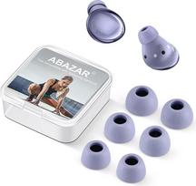 "Samsung Galaxy Buds Pro" atminties putų antgaliai, be silikoninių ausinių skausmo, neslystantys pakaitiniai ausų įdėklai, tinka įkrovimo dėkle, mažina ausinių triukšmą, 3 poros (S/M/L, violetinė)