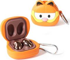 "Samsung Galaxy Buds2 Pro" silikoninis dėklas "Buds Live/Pro/2" su raktų pakabuku belaidžiams ausų kištukams (GarfKat)