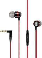 "Sennheiser CX 300S" vidinės ausinės su vieno mygtuko nuotolinio valdymo pultu - raudonos spalvos