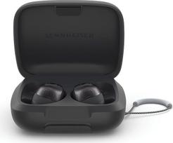 "Sennheiser Momentum Sport" belaidės "Bluetooth" ausinės su fitneso sekimo funkcija, ANC, IP55, 24 val. baterija, jutiklinis valdymas, treniruotėms skirtos sportinės ausinės, grafito spalvos