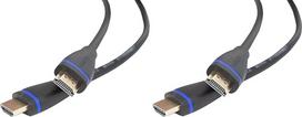 "Sky Vision" BL-HD 30 HDMI 2.0 kabelis, su HDR10 ir "Dolby Atmos", 4K / 2K esant 60 Hz dažniui, Full HD esant 120 Hz dažniui, ARC suderinamas su garso kolonėlėmis ir AV imtuvais, 3 m ilgio HDMI kabelis, skirtas kompiuteriams, garso kolonėlėms ir kt.