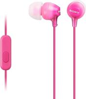 "Sony" MDR-EX15AP ausinės su ausinėmis ir integruotu mikrofonu - rožinės spalvos