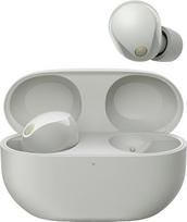 "Sony" WF-1000XM5 belaidės triukšmą slopinančios ausinės, "Bluetooth", ausinės į ausis, mikrofonas, iki 24 valandų veikianti baterija, greitojo įkrovimo funkcija, IPX4, suderinamos su "iOS" ir "Android" - sidabrinės, mažos