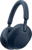 "Sony" WH-1000XM5 "Premium" belaidės ausinės su triukšmo slopinimo funkcija, "Bluetooth", krištolo skaidrumo skambučių kokybe, "Hi-Res Audio", iki 30 valandų veikiančios baterijos, kietas dėklas, "iOS" ir "Android" - vidurnakčio mėlyna