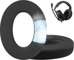 "SOPROM" ausų pagalvėlių rinkinys, skirtas "Sennheiser HD599/HD598/SE/CS/SR/HD595/HD569/HD560S/Game Zero/G4ME Zero", ausų pagalvėlės PC37X/PC38X/PC350/PXC350/PXE350/PC360/HD380/HD380 00-Pro-Black