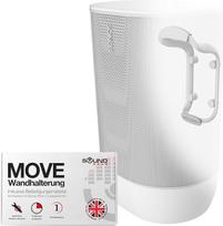 "Sound bass Move" garsiakalbio sieninis laikiklis, atsparus oro sąlygoms, suderinamas su "Sonos Move" ir "Move 2", įskaitant tvirtinimo įrangą (Move 2 - baltas)