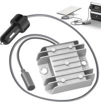 "Starlink Mini" automobilinis adapteris - 12/24V (9-28V) - 30V 3,5A nuolatinės srovės stiprinimo keitiklis su cigarečių žiebtuvėlio kištuku ir 5521 išvesties vandeniui atspariu maitinimo kabeliu, skirtas "Starlink Mini" priedams