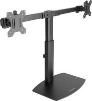 "TooQ DB1727TN-B" pasukamas stalinis laikiklis 2 monitoriams / LED televizoriams 17-27 colių, juodas