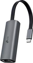 "TP-Link UE302C" USB C į Ethernet adapteris, 2,5 Gigabit Ethernet į USB C 3.0 adapteris, kelių gigabitų jungtis, universalus suderinamumas, atsparus įbrėžimams, savarankiškai saugomas, "Plug & Play