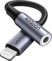 "Ugreen Lightning to 3,5 mm Headphone Adapter MFI Certified Aux Adapter Lightning to Jack Audio Adapter Compatible with iPhone 11 11 Pro X XS Max XR iPhone 7 Plus 8 Plus 6 Plus 6S etc.