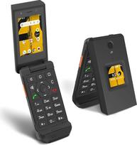 "Unifone S22" tvirtas atlenkiamasis telefonas su 2,8" jutikliniu ekranu ir "Android 11", atsparus vandeniui pagal IP68, 4G LTE GSM viena SIM kortele (juodas)