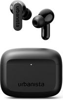 "Urbanista Palo Alto" "Bluetooth" ausinės į ausis, belaidės, 6 ENC triukšmo slopinimo mikrofonas, 10 mm garsiakalbis, "Bluetooth 5.3", gilūs bosai, 45 val., USB-C, belaidės ausinės, IP54, programėlių valdymas, juodos spalvos