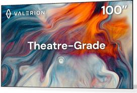 "Valerion" 100" fiksuoto rėmo projektoriaus ekranas, 1,3 dB stiprinimas, 80 % geresnė vaizdo kokybė, 4K/8K Ultra HD, suderinamas su 3D, veikia su ilgos distancijos, trumpos distancijos ir